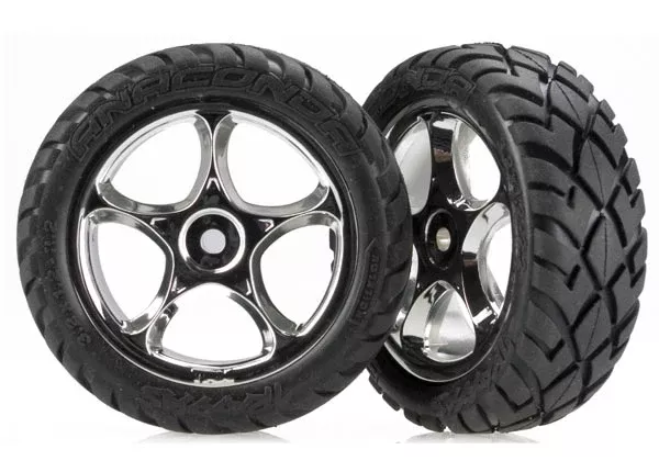 Traxxas 2479R 2.2 Tracer Wheels with Anaconda Tires for Bandit Front Assembled