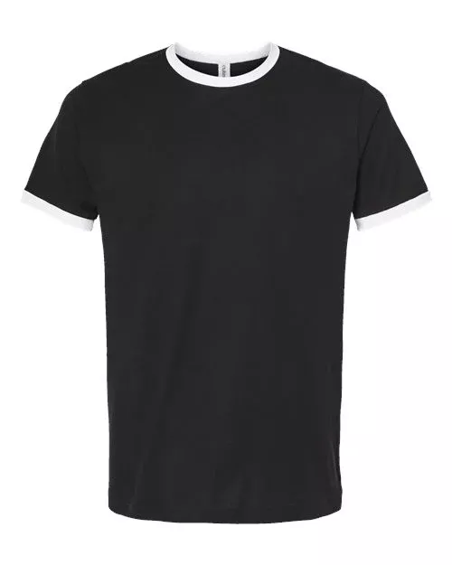 Tultex 246 Fine Jersey Ringer T-Shirt