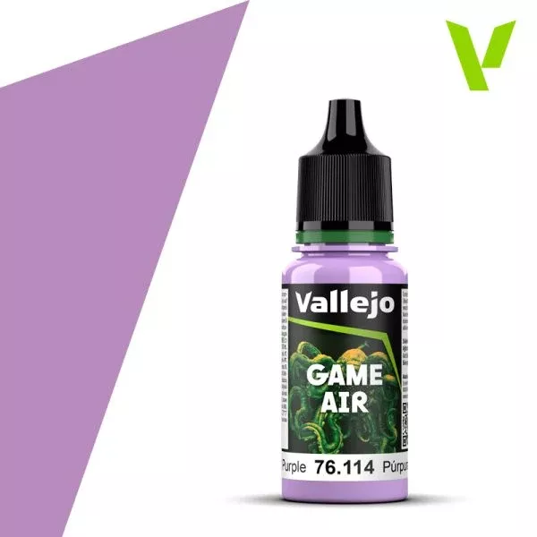 Vallejo 76114 18ml Bottle Lustful Purple Game Air (6/Bx)