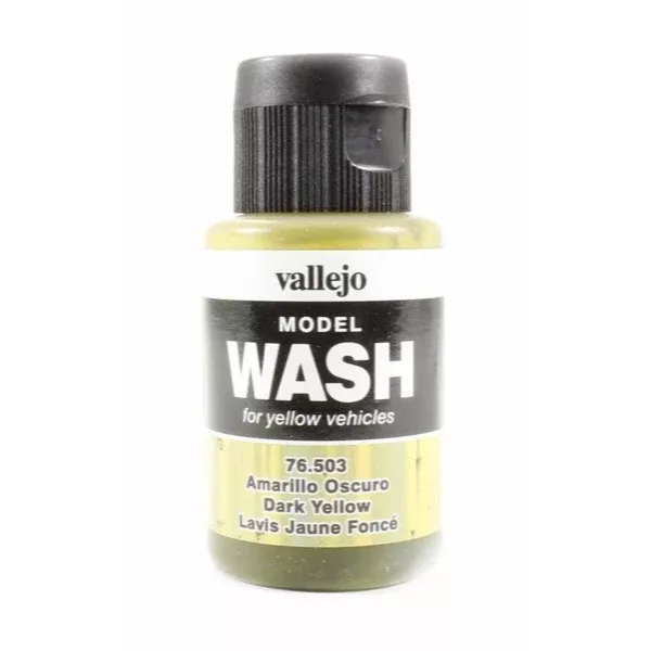 Vallejo 76503 Model Wash 503 Dark Yellow Wash 35ml