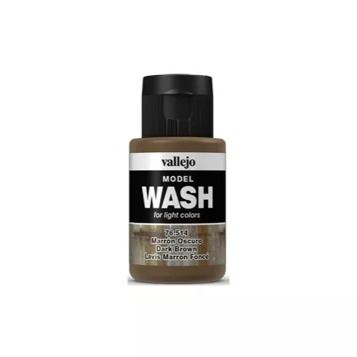 Vallejo 76514 Model Wash 514 Dark Brown 35ml