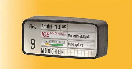 Viessmann 1897 N Scale Train Station Destination Display w/LED Lighting — Era IV-V, Double Sided