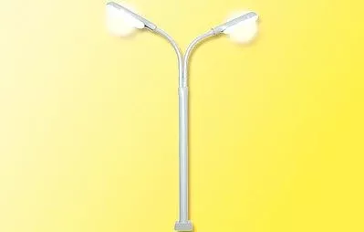 Viessmann 60951 HO Scale Whip Lamp Double — 100mm w/LED’s w/Contact-Plug-Socket
