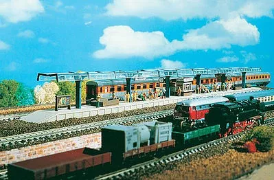Vollmer 47538 N Scale Modern Platform — 19-1/2 x 1″ 49 x 2.5cm
