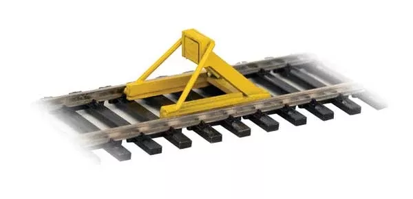 Walthers 948-83108Assembled Yellow Track Bumper 4-Pack Code 100 or 83 HO Scale