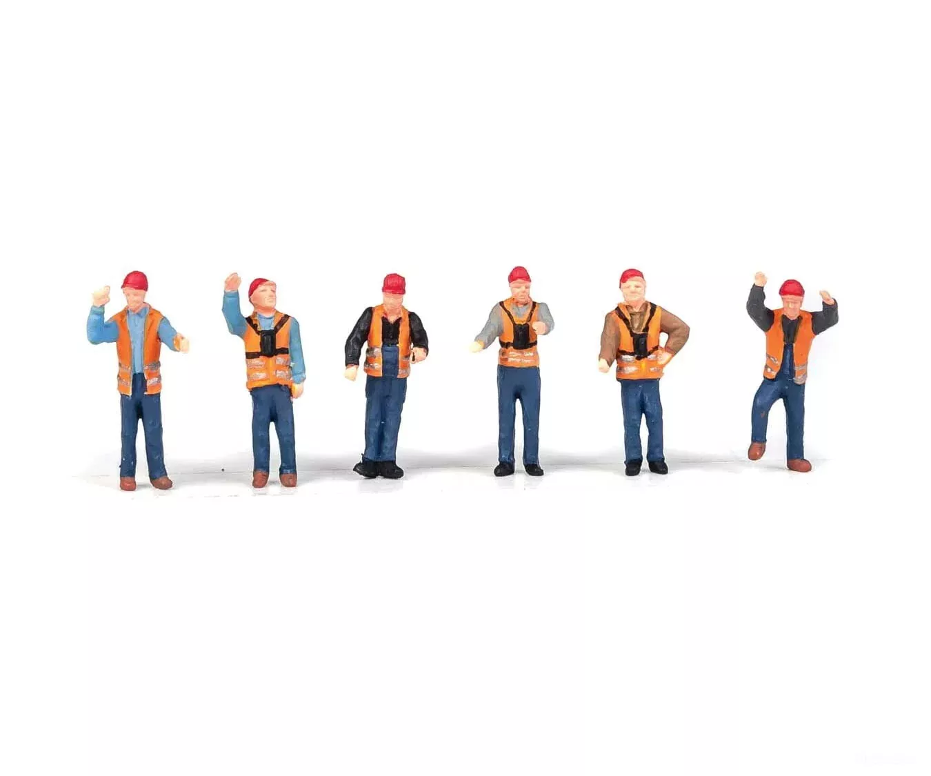 Walthers HO SceneMaster 6065 Railroad Yard Crew pkg(6)