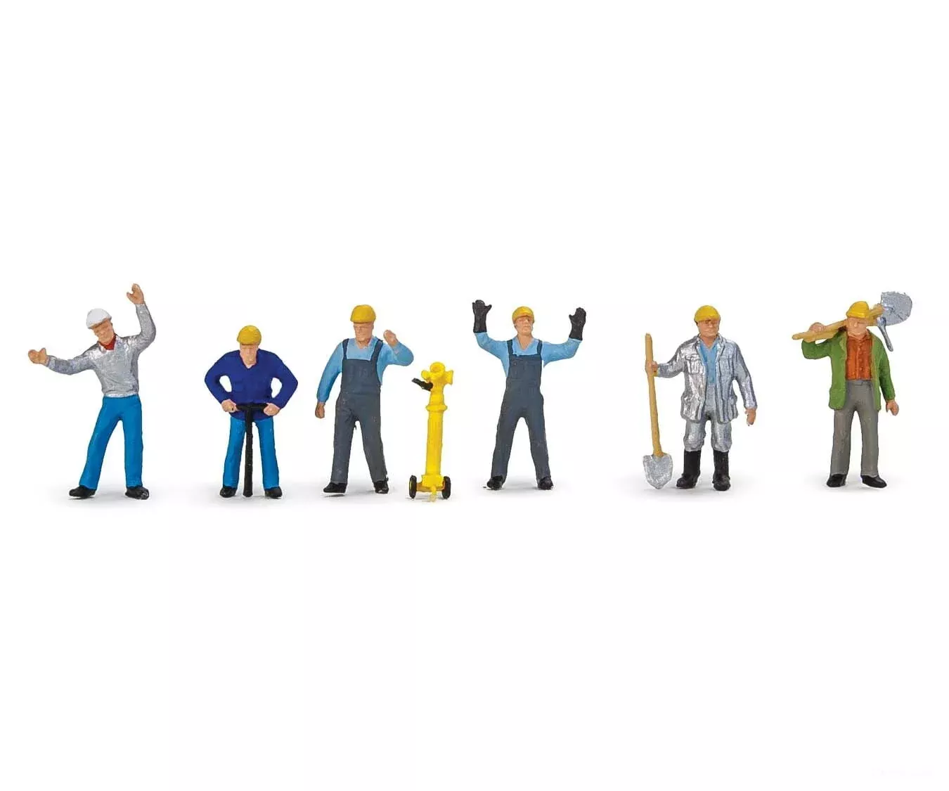 Walthers HO SceneMaster 6087 Steel Mill Day Crew - pkg(6)
