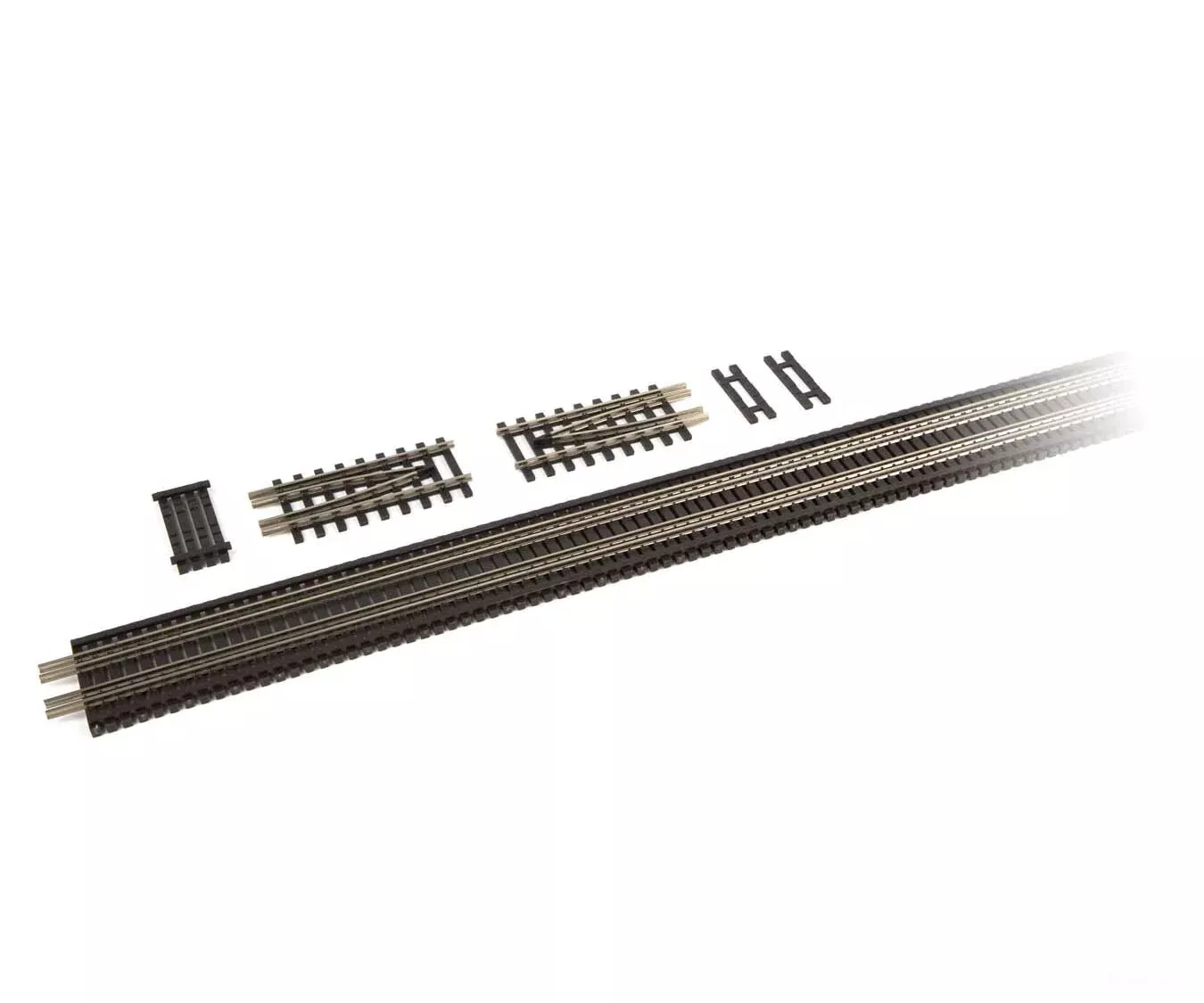 Walthers HO SceneMaster 83004 Code 83 Nickel Silver Bridge Track Set - 36" .9m Long