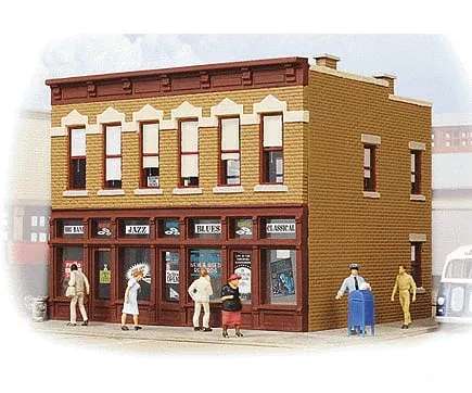Walthers HO Trainline 806 Gemini Building – Assembled – 4-1/4 x 3-5/8 x 3-3/8″ 10.7 x 9.2 x 8.5cm