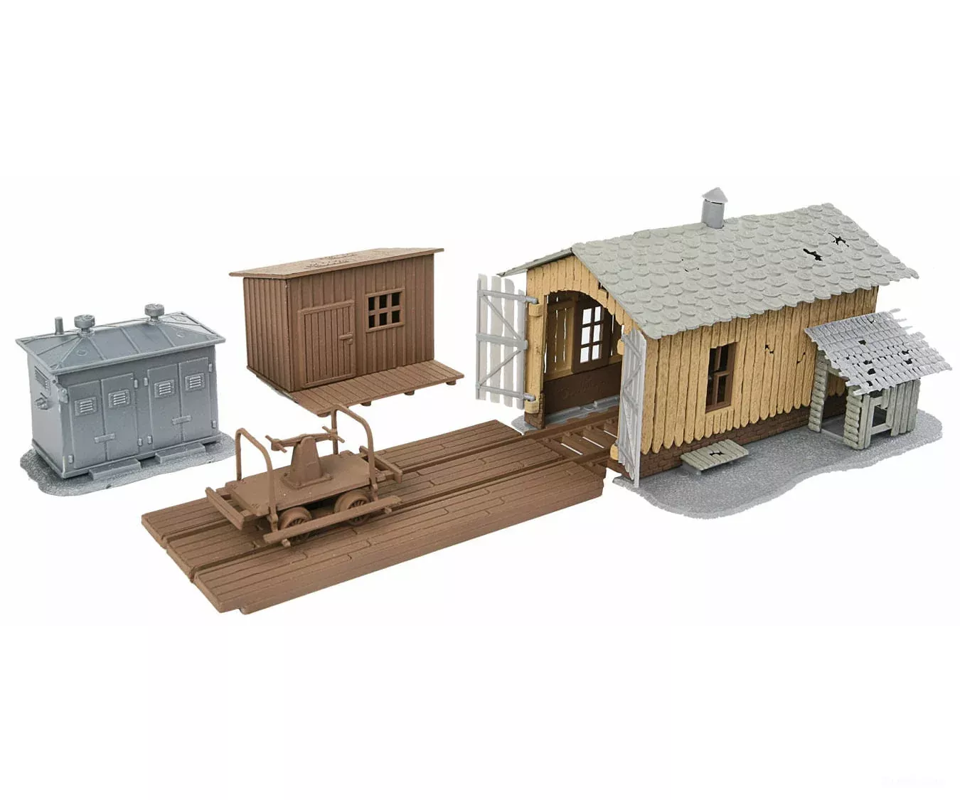 Walthers HO Trainline 909 Trackside Tool Buildings – Kit
