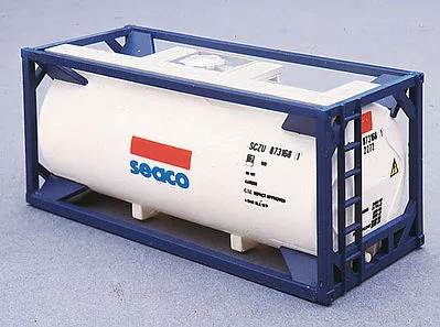 Walthers SceneMaster 949-8101 HO Scale 20′ Tank Container – Kit — SEACO