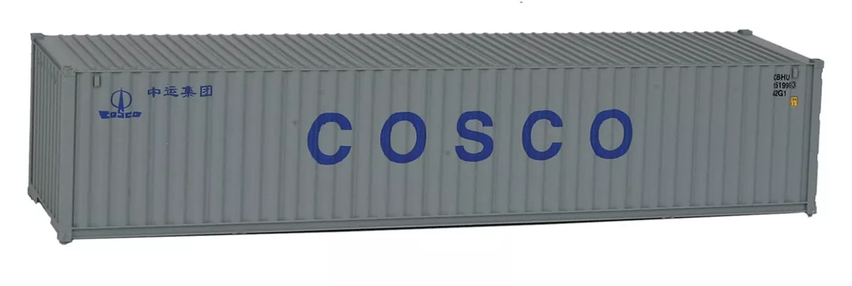 Walthers SceneMaster 949-8155 Cosco 40′ Rib side container HO SCALE NEW