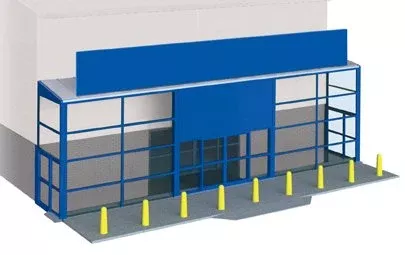 Wills Supermarket Frontage Kit