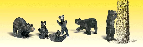 Woodland Scenics 2186 N Black Bears