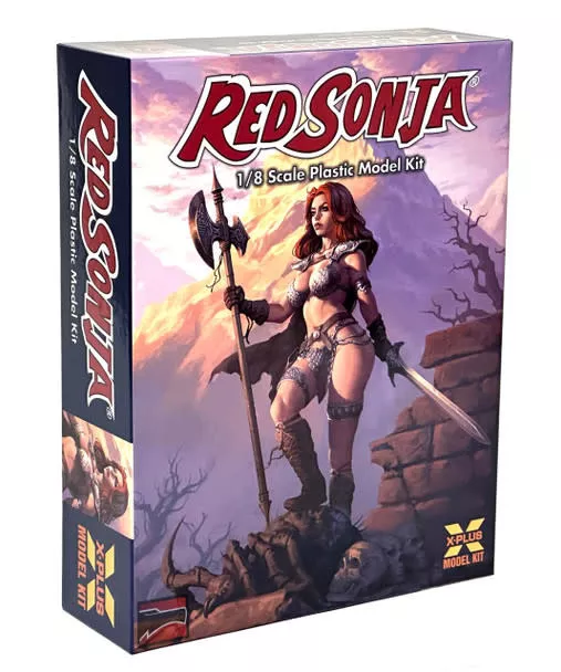 Xplus 200265 1/8 Red Sonja Female Warrior w/ Weapons