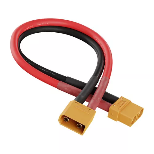 XT90 Extension 10″ Wire 12AWG XT90 Plugs
