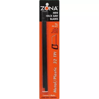 Zona 36-657 Mini Hack Saw Blade 32 TPI